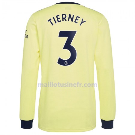 Maillot de Foot Arsenal Kieran Tierney 3 Extérieur 2021-22 Manches Longues